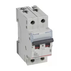   Legrand 403391 TX3 Kismegszakító. 2P, 40A, B karakterisztika, 6kA