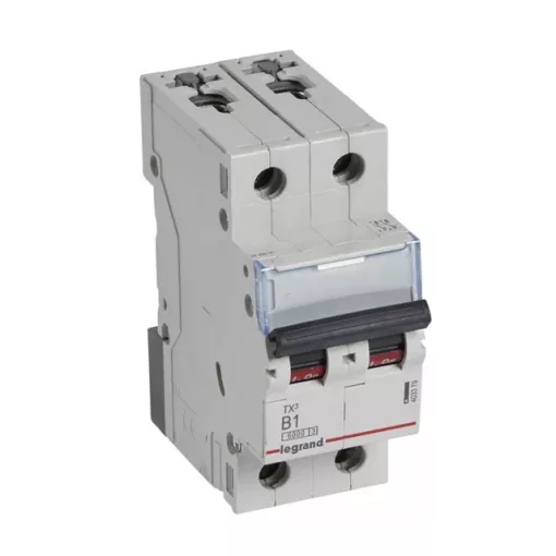 Legrand 403518 TX3 Kismegszakító. 2P, 0,3A, C karakterisztika, 6kA