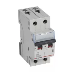   Legrand 403737 TX3 Kismegszakító. 2P, 13A, D karakterisztika, 6kA