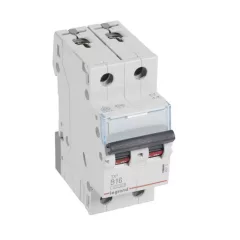   Legrand 404112 TX3 Kismegszakító. 2P, 16A, B karakterisztika, 10kA