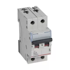   Legrand 404114 TX3 Kismegszakító. 2P, 25A, B karakterisztika, 10kA