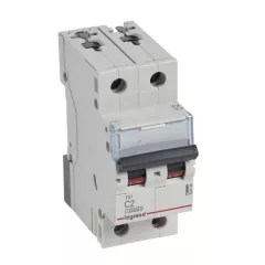   Legrand 404198 TX3 Kismegszakító. 2P, 2A, C karakterisztika, 10kA