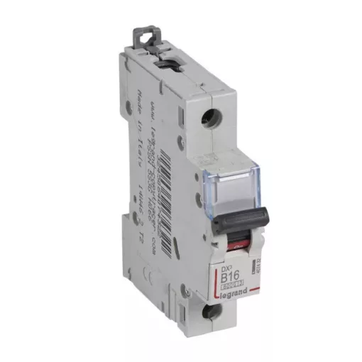 Legrand 407432 DX3 Kismegszakító. 1P, 16A, B karakterisztika, 6kA