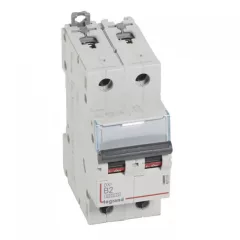   Legrand 407503 DX3 Kismegszakító. 2P, 2A, B karakterisztika, 6kA