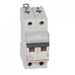   Legrand 407507 DX3 Kismegszakító. 2P, 10A, B karakterisztika, 6kA