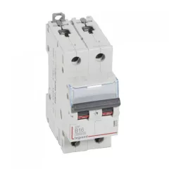   Legrand 407509 DX3 Kismegszakító. 2P, 16A, B karakterisztika, 6kA