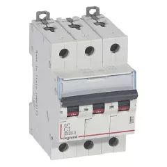   Legrand 407851 DX3 Kismegszakító. 3P, 1A, C karakterisztika, 6kA