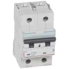   Legrand 408641 DX3 Kismegszakító. 2P, 100A, C karakterisztika, 10kA