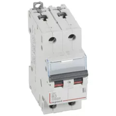   Legrand 408937 DX3 Kismegszakító. 2P, 3A, B karakterisztika, 10kA