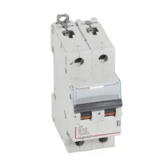   Legrand 408940 DX3 Kismegszakító. 2P, 10A, B karakterisztika, 10kA