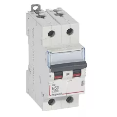   Legrand 408947 DX3 Kismegszakító. 2P, 50A, B karakterisztika, 10kA