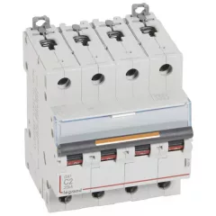   Legrand 409791 DX3 Kismegszakító. 4P, 2A, C karakterisztika, 25kA