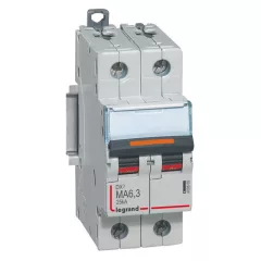   Legrand 409869 DX3 kismegszakító 25kA 2P 230/400V~ MA6,3 ( Legrand 409869 )