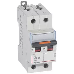   Legrand 409872 DX3 kismegszakító 25kA 2P 230/400V~ MA16 ( Legrand 409872 )