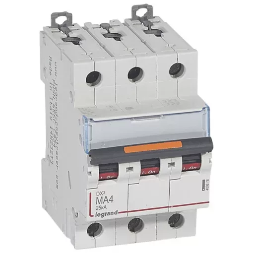 Legrand 409878 DX3 kismegszakító 25kA 3P 400V~ M4 ( Legrand 409878 )
