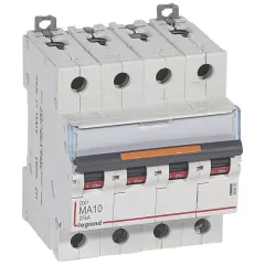   Legrand 409890 DX3 kismegszakító 25kA 4P 400V~ MA10 ( Legrand 409890 )