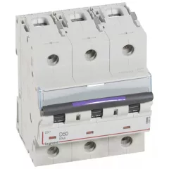   Legrand 410218 DX3 Kismegszakító. 3P, 50A, D karakterisztika, 50kA