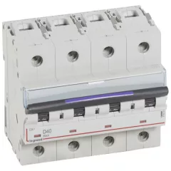   Legrand 410230 DX3 Kismegszakító. 4P, 40A, D karakterisztika, 50kA