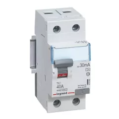   Legrand 411560 TX3 Áram-védőkapcsoló (Fi-relé) A osztály, 2P, 40A, 30mA