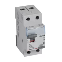   Legrand 411561 TX3 Áram-védőkapcsoló (Fi-relé) A osztály, 2P, 63A, 30mA