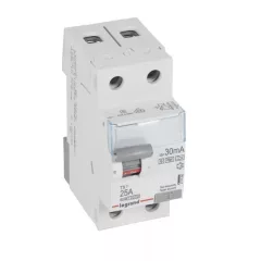   Legrand 411595 TX3 Áram-védőkapcsoló (Fi-relé) Hpi osztály, 2P, 25A, 30mA