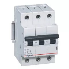   Legrand, RX3, 419169, Kismegszakító 3P,16A, B karakterisztika, 6 kA, RX3 (Legrand 419169)
