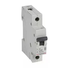   Legrand, RX3, 419206, Kismegszakító 1P,40A, C karakterisztika, 6 kA, RX3 (Legrand 419206)