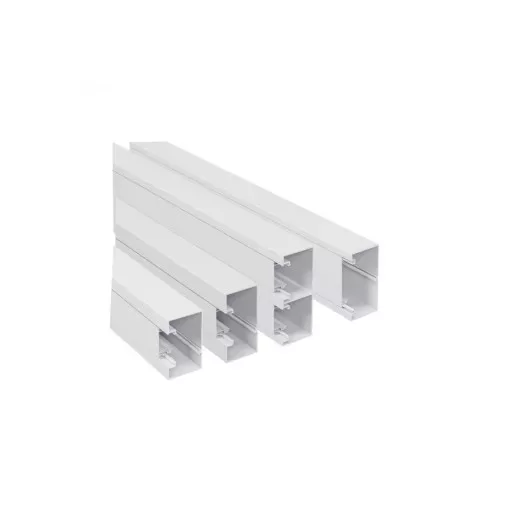Legrand 638030 DLP-S kábelcsatorna 100x50 mm, merev fedéllel, bepattintható 45-ös szerelvényhez, fehér, 2m/db ( Legrand 638030 )