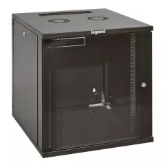   Legrand 646262 fali rackszekrény 19'' 12U MAG: 626 SZÉL: 600 MÉLY: 600 antracit egyrészes üvegajtós lapraszerelt MAX: 36 kg Linkeo ( Legrand 646262 )