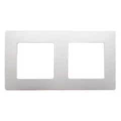   Legrand Niloé 665012 2-es bézs keret függőleges és vízszintes elhelyezéssel (Legrand 665012)