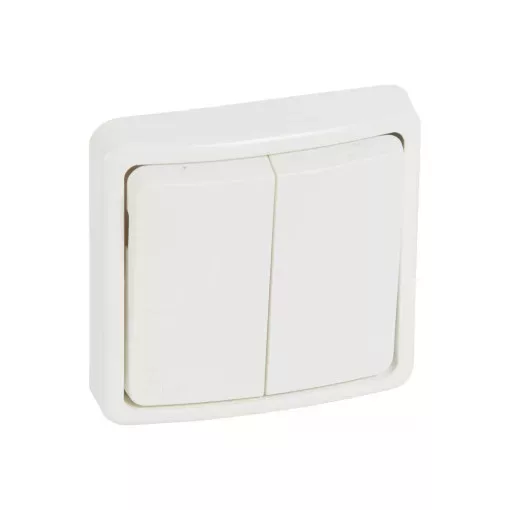 Legrand 684554 Plexo 66 kettős váltókapcsoló süllyesztett ( Legrand 684554 )