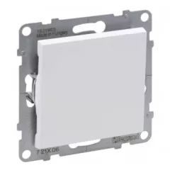   Legrand SUNO 721106 váltókapcsoló (106), fehér burkolattal, rugós bekötés, keret nélkül, süllyesztett, 10A 250V IP20