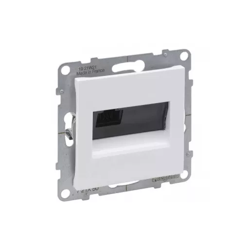 Legrand SUNO 721150 Informatikai csatlakozóaljzat, 1xRJ45, Cat5e UTP, fehér burkolattal, keret nélkül