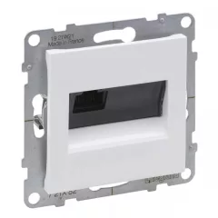   Legrand SUNO 721152 Informatikai csatlakozóaljzat, 1xRJ45, Cat6 UTP, fehér burkolattal, keret nélkül