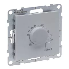   Legrand SUNO 721336 Elektronikus szobatermosztát, alumínium burkolattal, csavaros bekötés, keret nélkül, süllyesztett, 8A 250V IP20