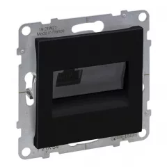   Legrand SUNO 721454 Informatikai csatlakozóaljzat, 1xRJ45, Cat6A UTP, fekete burkolattal, keret nélkül