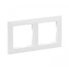   Legrand SUNO 721502 2-es fehér keret, vízszintes és függőleges elhelyezéssel, IP20