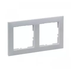   Legrand SUNO 721512 2-es alumínium keret, vízszintes és függőleges elhelyezéssel, IP20