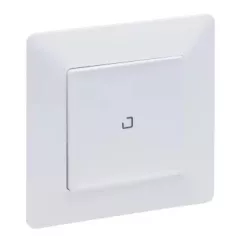   Legrand Netatmo 752166 Valena Life okos egypólusú kapcsoló / fényerőszabályzó (végrehajtó), süllyesztett, díszítőkerettel szállítva, fehér színű, fázis/nulla megtáplálású egy kapcsolt fázis elmenővel, impulzus bemenettel, gatewayhez csatlakoztatható
