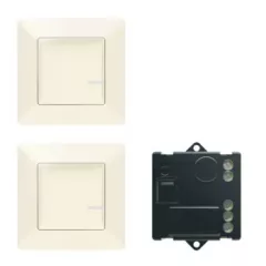   Legrand Netatmo 752250 Párosított szett: Alternatív kapcsolás mikromodul segítségével - 2 vezeték nélküli kapcsoló + mikromodul Valena Life Netatmo elefántcsont ( 752250 )