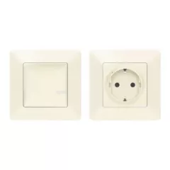   Legrand Netatmo 752254 Párosított szett: Vezérelhető csatlakozó aljzat - 1 intelligens csatlakozóaljzat + 1 vezeték nélküli kapcsoló Valena Life Netatmo elefántcsont ( 752254 )