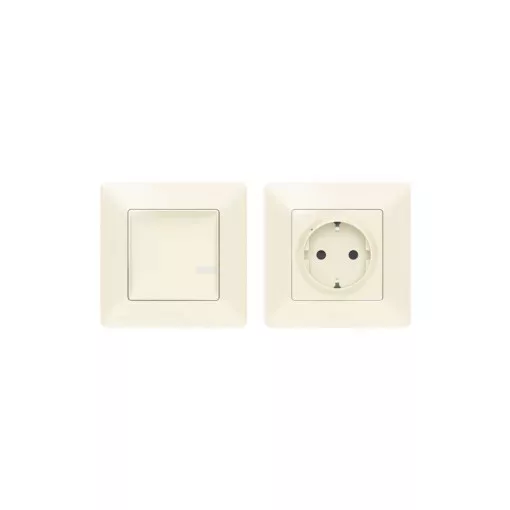 Legrand Netatmo 752254 Párosított szett: Vezérelhető csatlakozó aljzat - 1 intelligens csatlakozóaljzat + 1 vezeték nélküli kapcsoló Valena Life Netatmo elefántcsont ( 752254 )