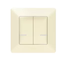   Legrand Netatmo 752287 Vezeték nélküli kapcsoló - kettős egypólusú Valena Life Netatmo elefántcsont ( 752287 )