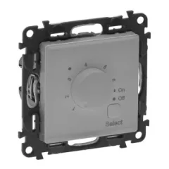   Legrand 752334 Valena Life szobatermosztát padlófűtéshez alumínium ( Legrand 752334 )