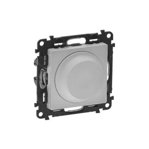Legrand 752360 Valena Life forgatógombos fényerőszabályzó, 2 vezetékes- minden lámpatípushoz alumínium ( Legrand 752360 )