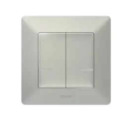   Legrand Netatmo 752387 Vezeték nélküli kapcsoló - kettős egypólusú Valena Life Netatmo alumínium ( 752387 )