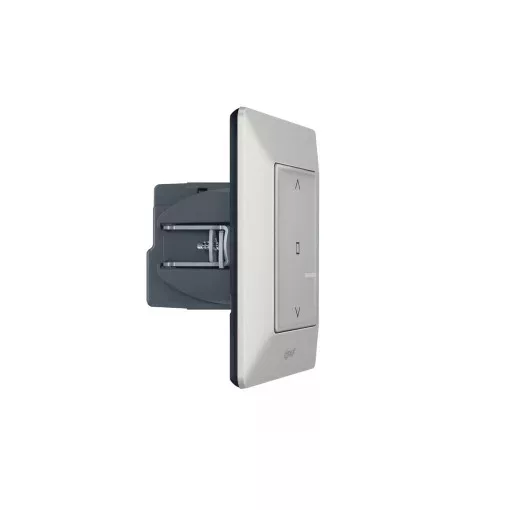 Legrand 752390A Valena Life with Netatmo okos redőny/zsaluzia kapcsoló (végrehajtó), nulla (N) vezető bekötéssel, keret nélkül, alumínium (Legrand 752390A)