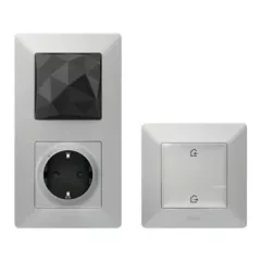   Legrand Netatmo 752396 Intelligens kezdő csomag - Központi egység intelligens csatlakozóaljzattal + főkapcsoló Valena Life Netatmo alumínium ( 752396 )