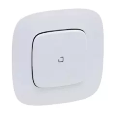   Legrand Netatmo 752566 Valena Allure okos egypólusú kapcsoló / fényerőszabályzó (végrehajtó), süllyesztett, díszítőkerettel szállítva, fehér színű, fázis/nulla megtáplálású egy kapcsolt fázis elmenő, impulzus bemenettel, gatewayhez csatlakoztatható
