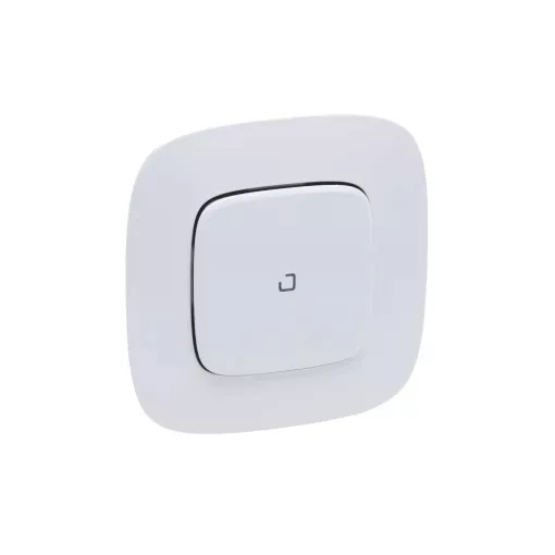 Legrand Netatmo 752566 Valena Allure okos egypólusú kapcsoló / fényerőszabályzó (végrehajtó), süllyesztett, díszítőkerettel szállítva, fehér színű, fázis/nulla megtáplálású egy kapcsolt fázis elmenő, impulzus bemenettel, gatewayhez csatlakoztatható